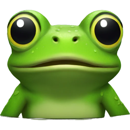 frog in tv emoji