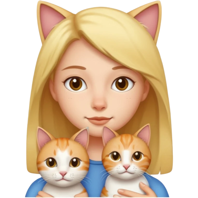 Cat woth a person emoji