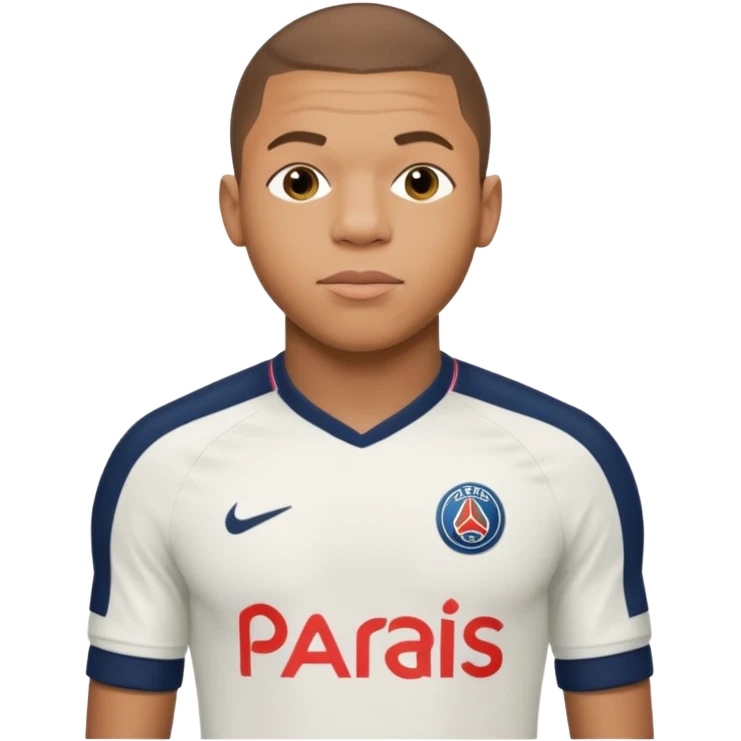 Mbappe's huge belly is bursting at the seams when it comes to PSG's kit emoji