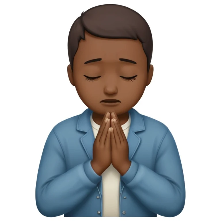 😭+🙏🏿 emoji