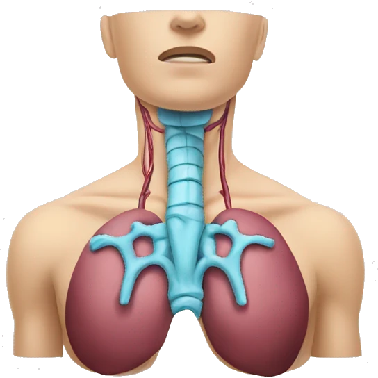 Thyroid anatomy  emoji
