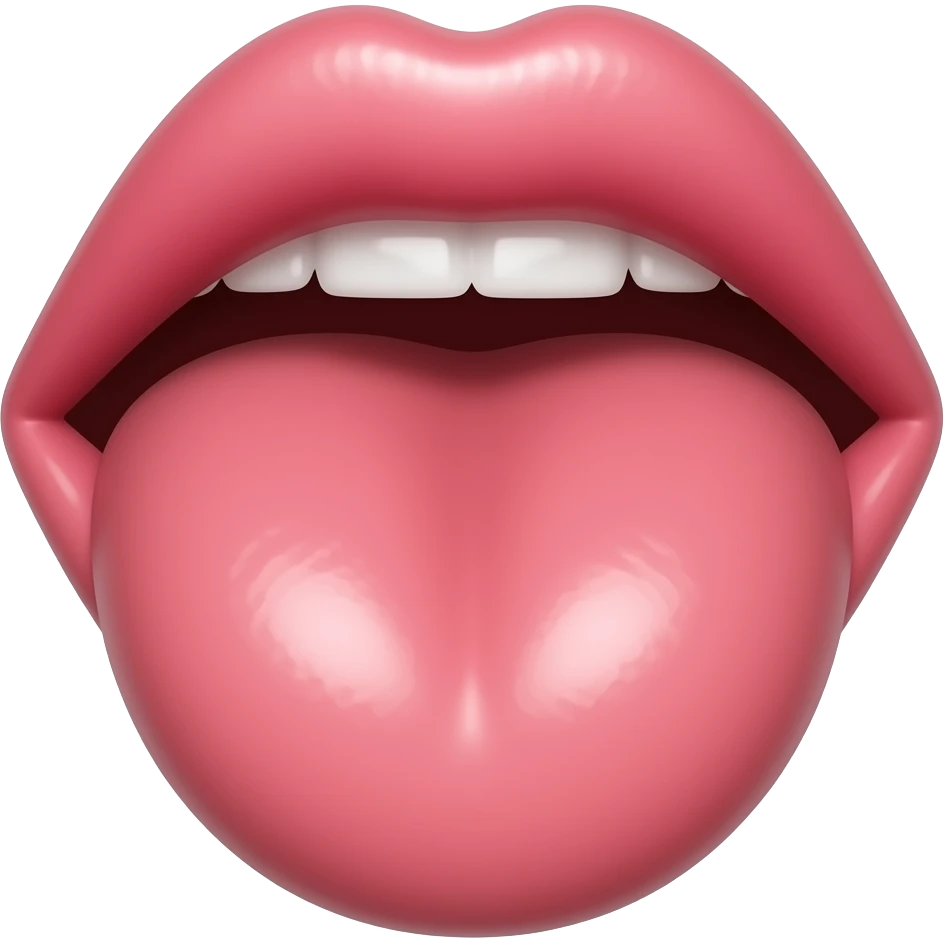 Large vegina with a tung liking it emoji