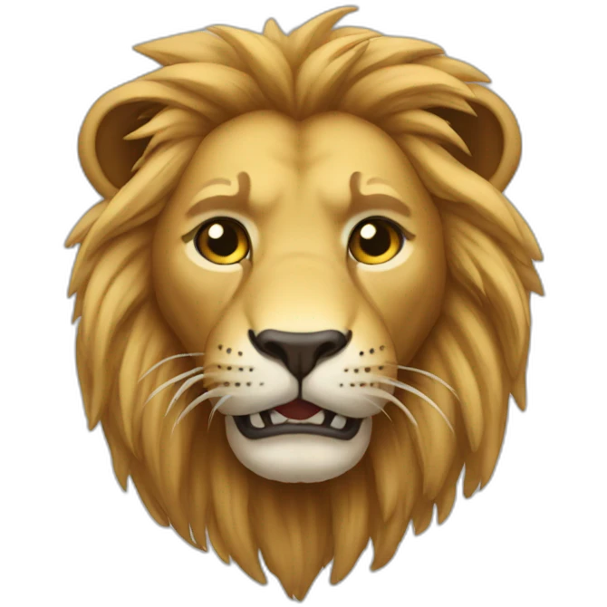 lions get sick and die emoji