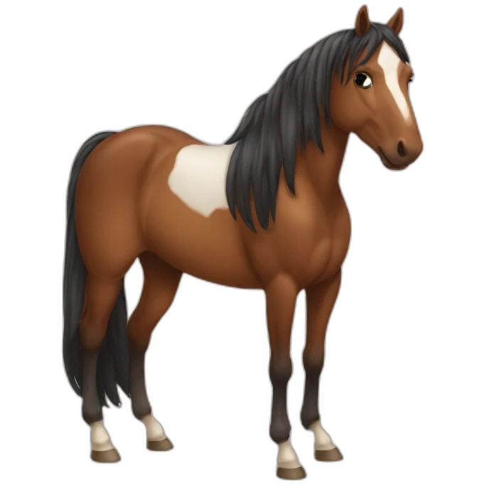 horse love emoji