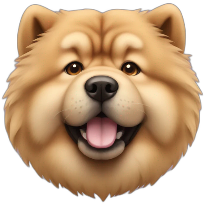 Chow chow emoji