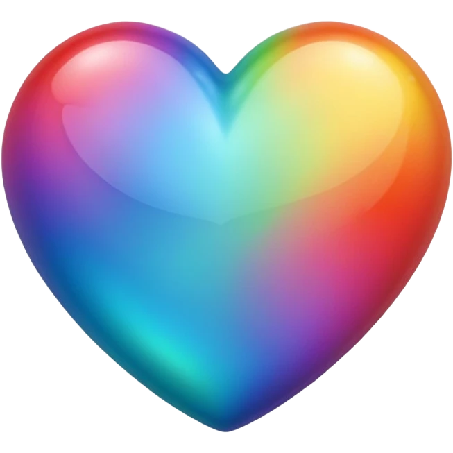 Cœur multicolore emoji