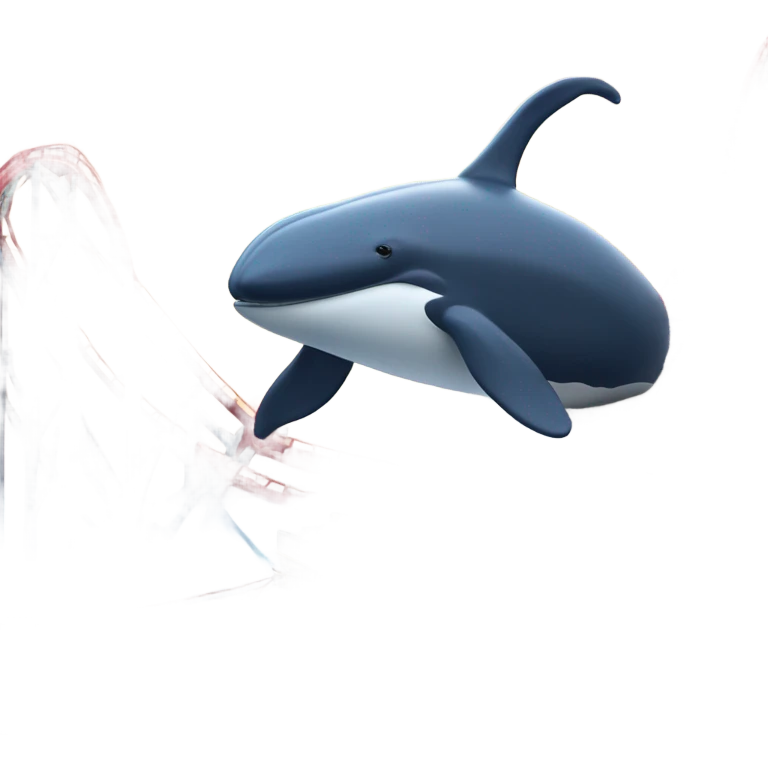 whale on a roller coaster  emoji