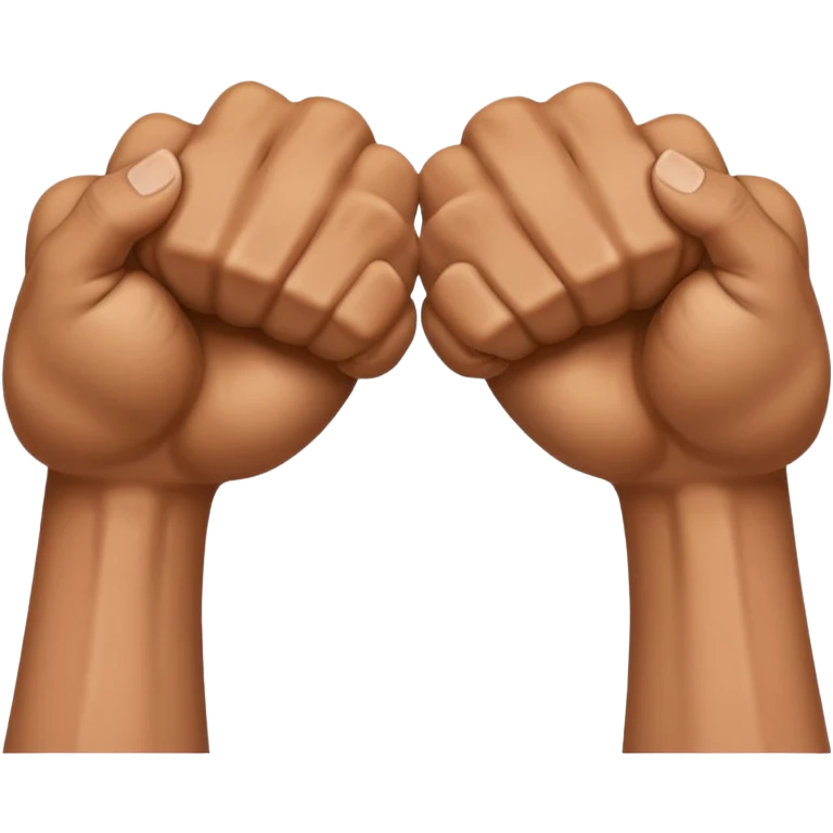 two fists bumping together emoji
