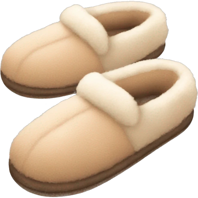 cozy slippers emoji