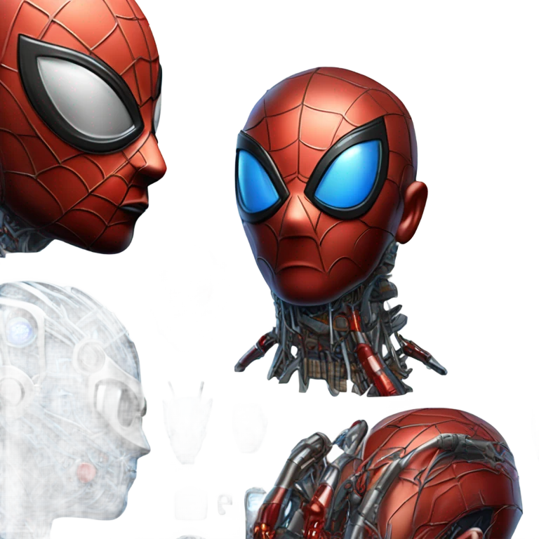 Terminator Spider-man Face emoji