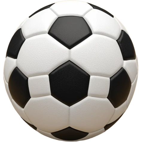 A close-up of a mini football (futsal) ball on the court, with the goals and boundary lines visible in the background. The scene captures the small-scale, fast-paced nature of futsal, emphasizing the ball's precision and the smooth playing surface. emoji