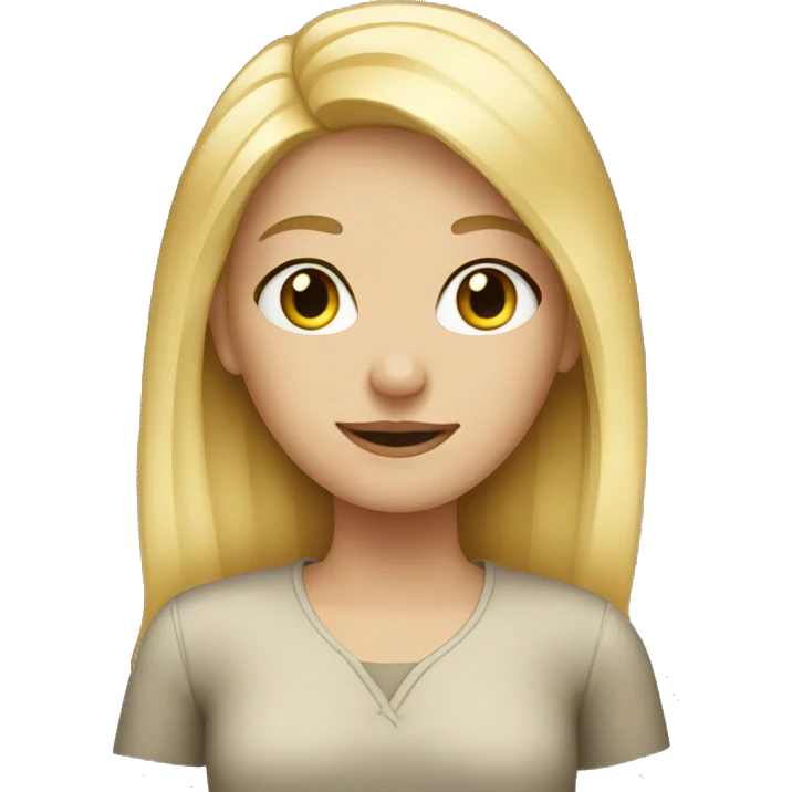 blonde girl  emoji