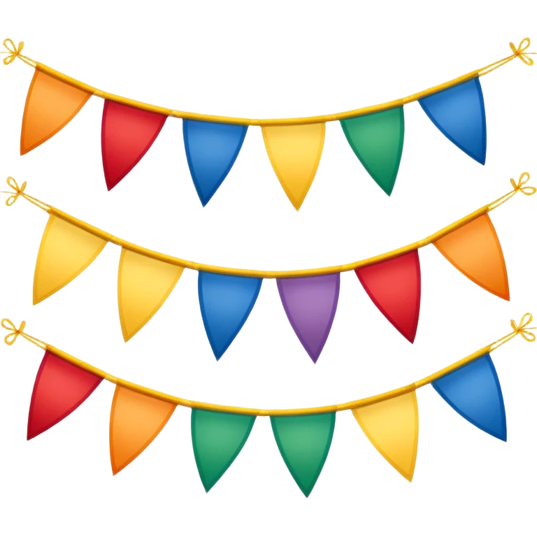 fanion banderole décorative emoji