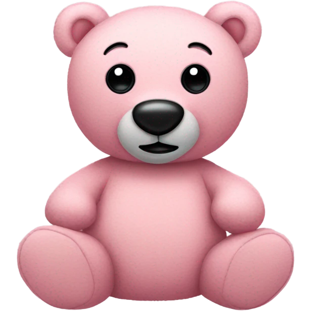 Pink bear emoji