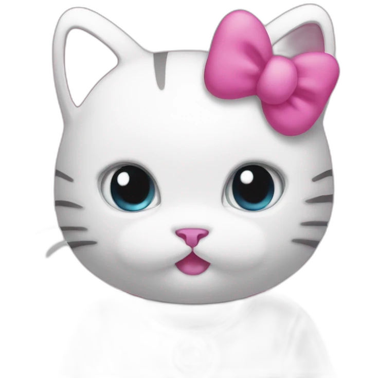 hello kitty’s kitty emoji