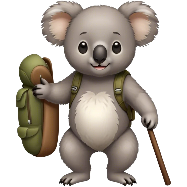 Koala hiking  emoji