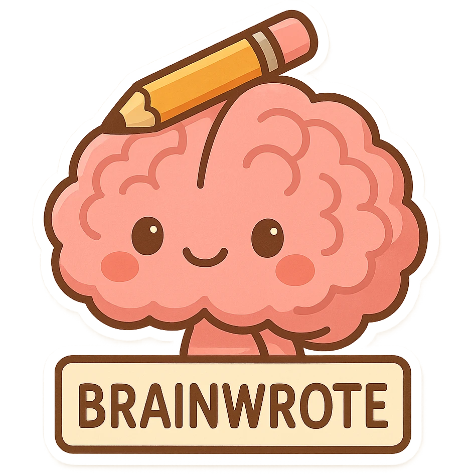Brainwrote icon emoji
