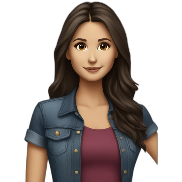 nina dobrev emoji