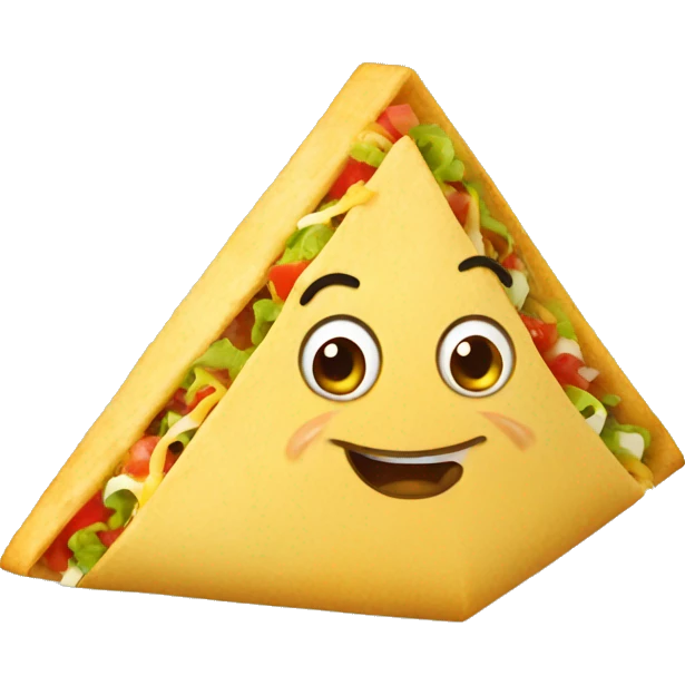 triangle taco emoji