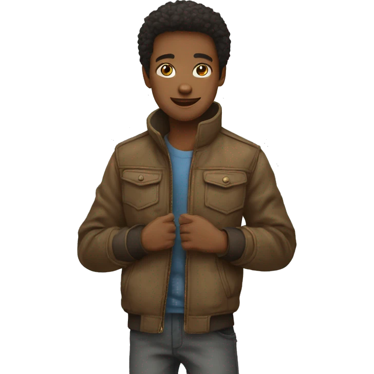 Eleve garcon debout emoji
