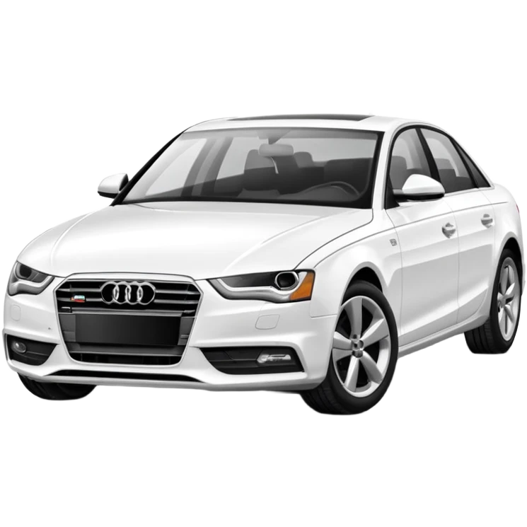 white audi a4 2022 emoji