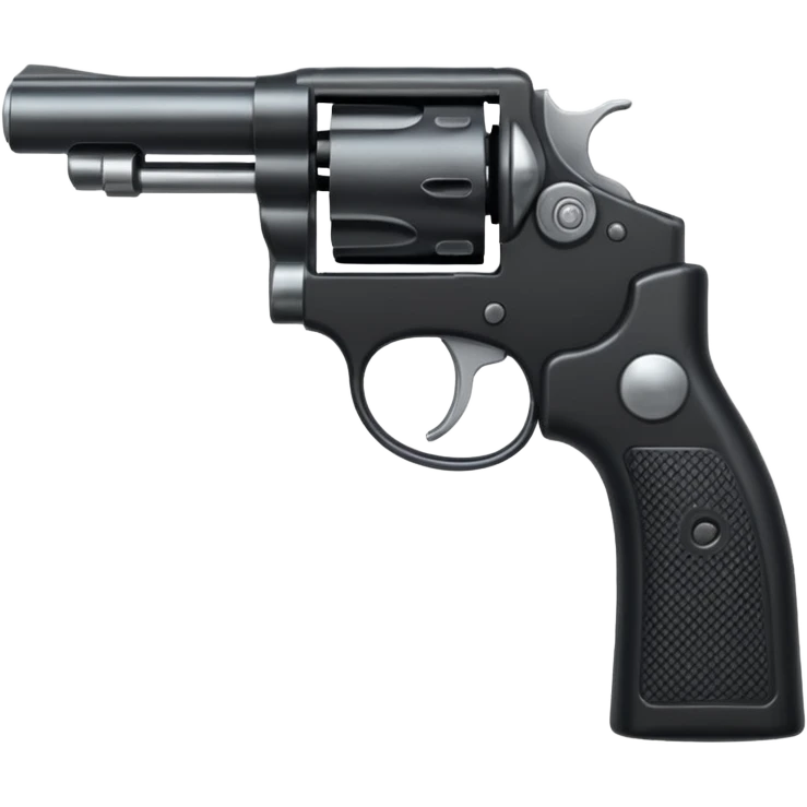 Gun revolver emoji