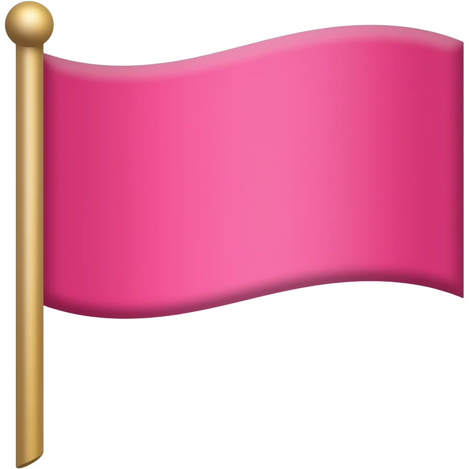 pink flag emoji