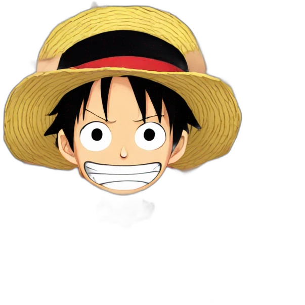 Monkey D. Luffy sad emoji