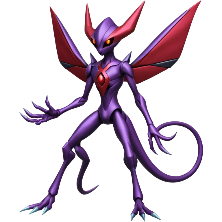 Scizor-Bisharp-Darkrai-Deoxys-Fakémon-hybrid-creature (full body)  emoji