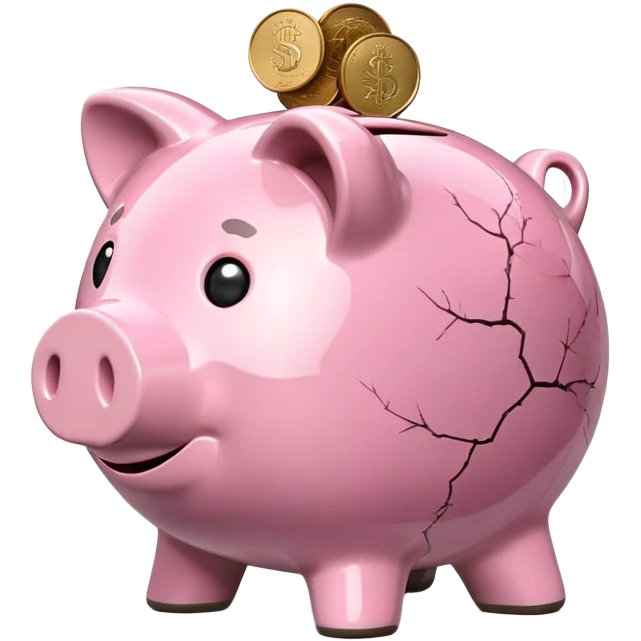 piggy bank representing savings emoji