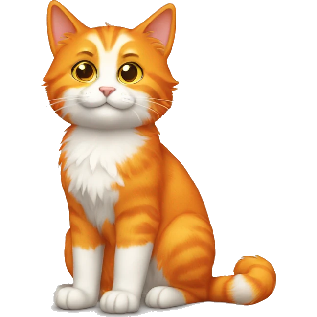 Orange furry cat emoji