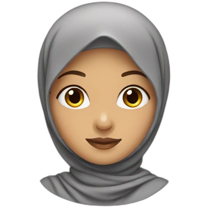 Hijab girl emoji