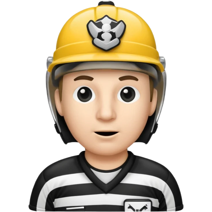Hockey referee emoji