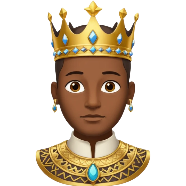 farao in egypt man without earring emoji