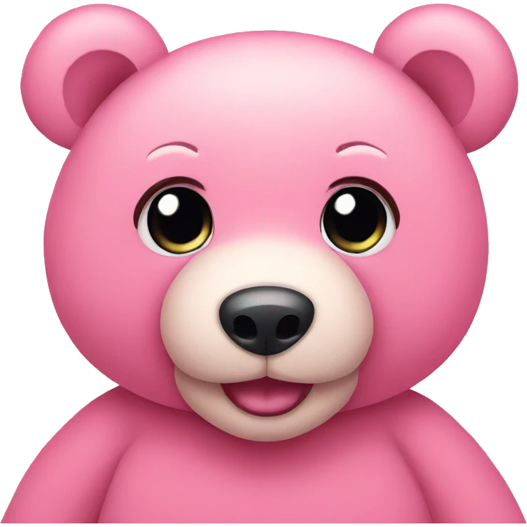Pink teddy bear  emoji