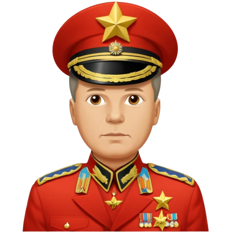 Георгий Жуков советский маршал (военная форма СССР) emoji