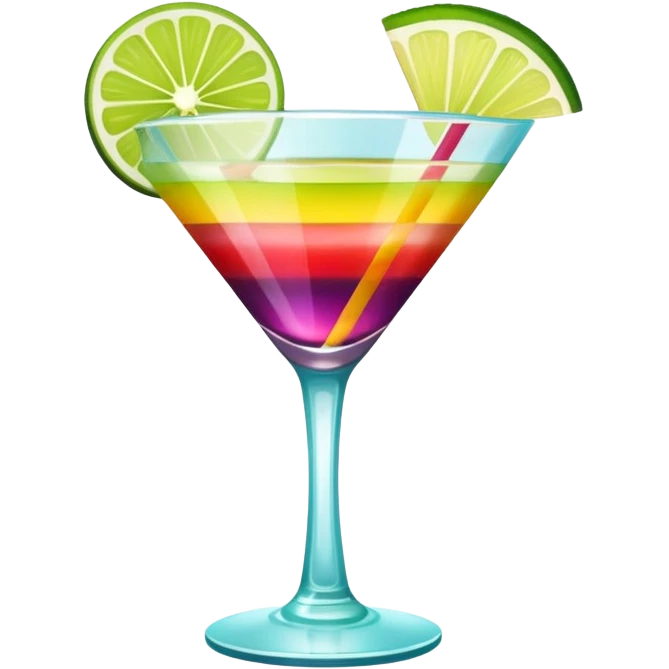 colorful kokteyl emoji
