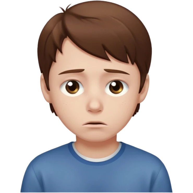 Sad boy emoji