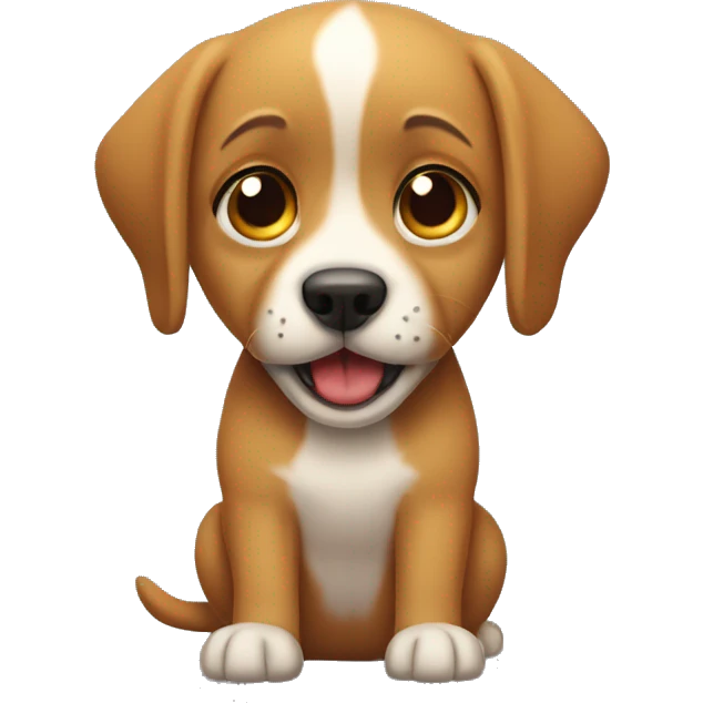 Perrito llorando emoji