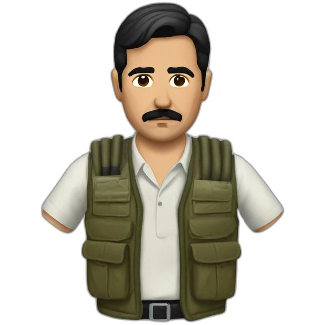 Javier Peña Narcos Tac vest emoji