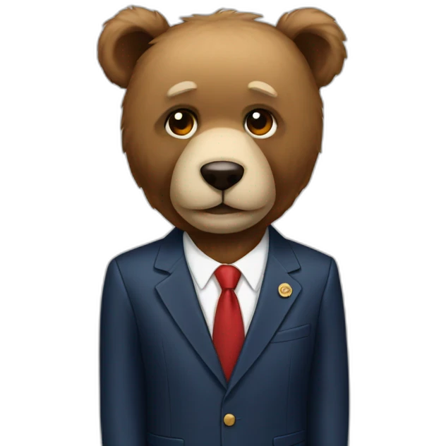 teddy bear president  emoji