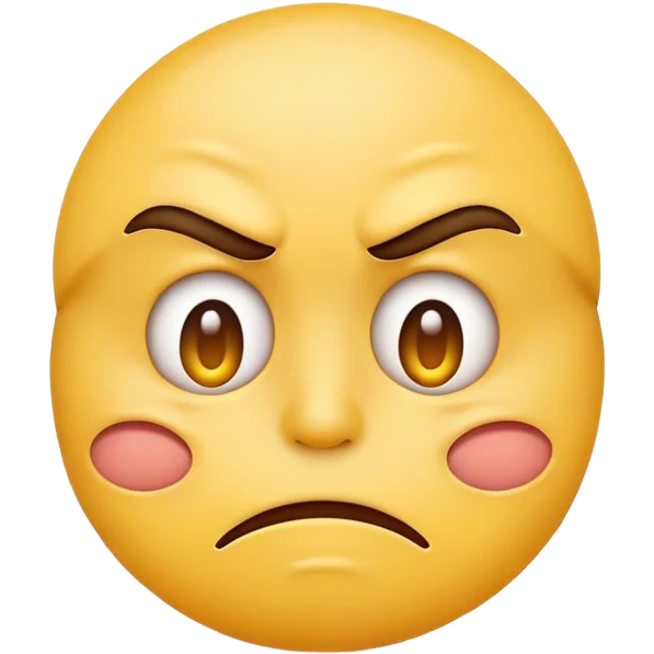 Emoji face that looks disgusted  emoji