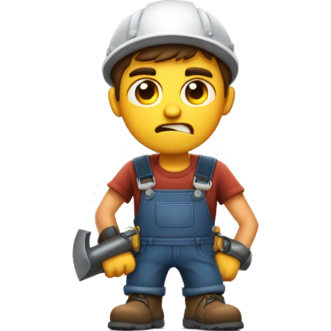 Boy angry driller emoji