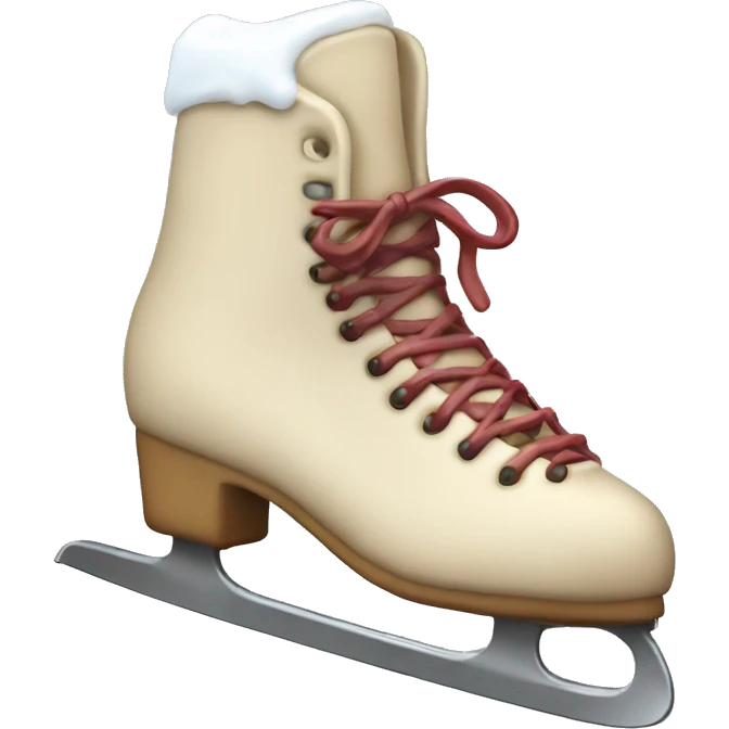 Christmas Cookie figure skates emoji