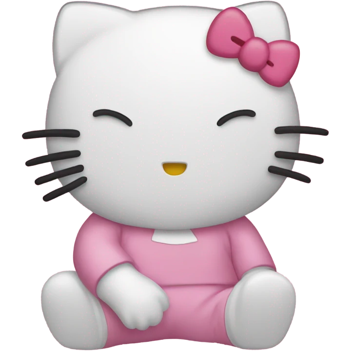 Creat me a crying hello kitty emoji emoji