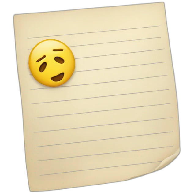 Note fa emoji