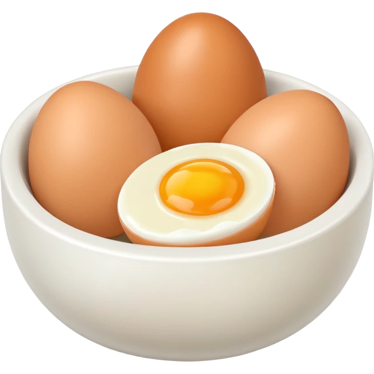 bowl of eggs emoji