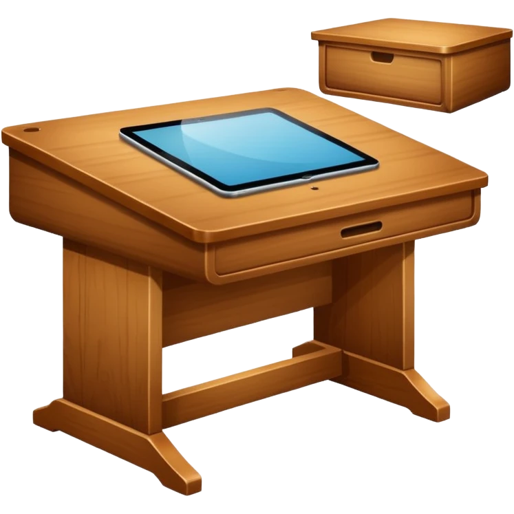 Replace "podium" with "presentation desk" or "lectern" emoji