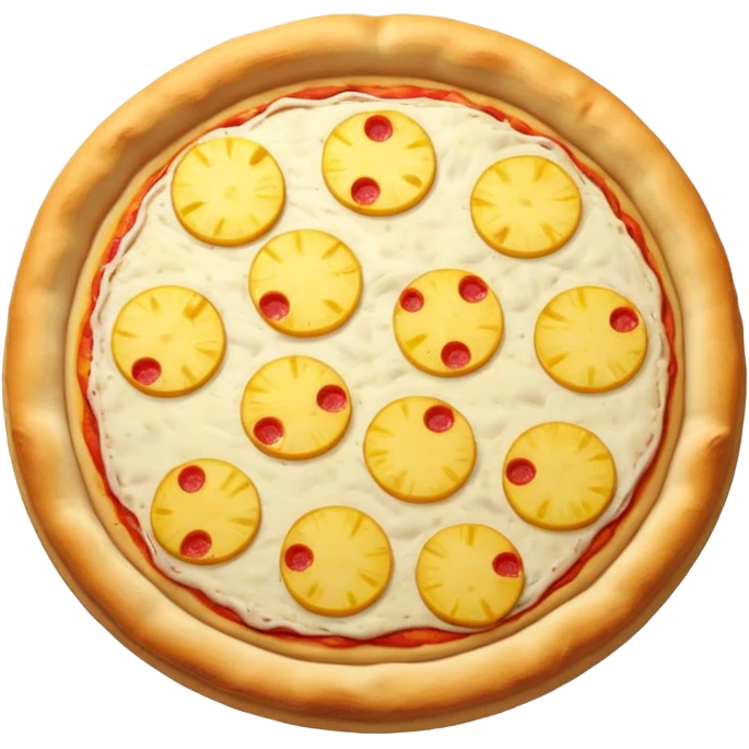 pizza with pineapple emoji