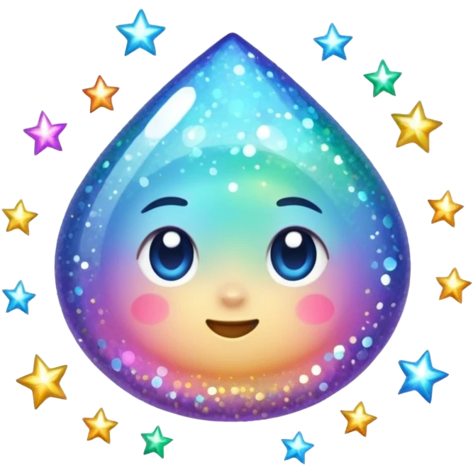 glitter sparkles emoji